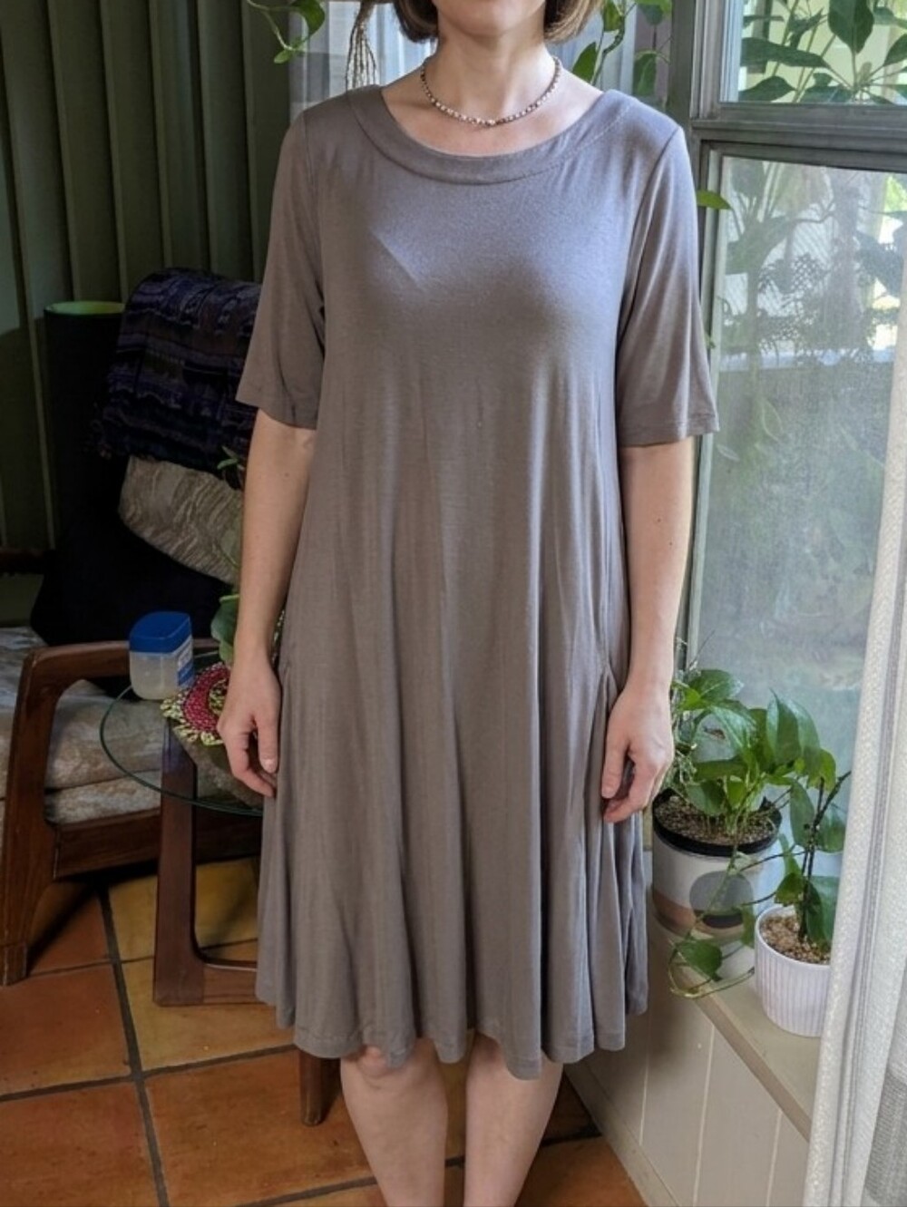 Sigrid Olsen Brown Dress.